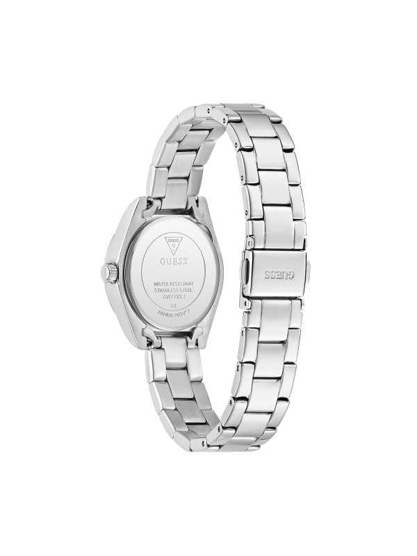 Guess Mini Luna ženski sat sa plavim brojčanikom i cirkonima. Kvarcni mehanizam, mineralno staklo i elegantan dizajn. Naruči online!