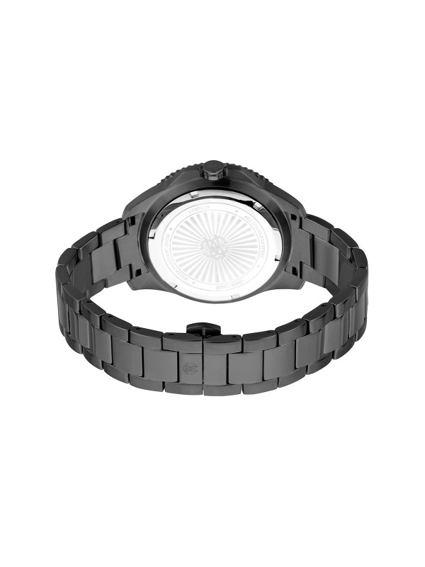 Roberto Cavalli Uomo Sport muški sat u crnoj boji sa datumom. Kućište od 44 mm, mineralno staklo i vodootpornost do 100 m. Naruči online!