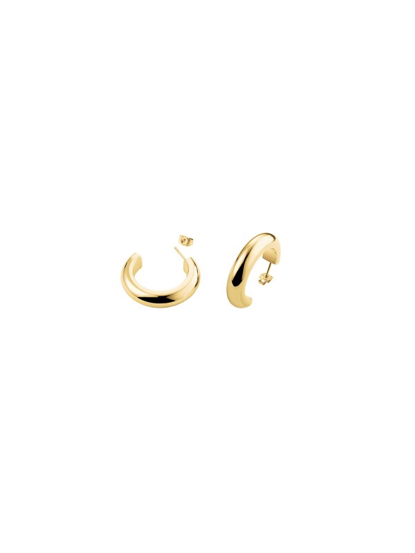 Rosefield THICK HOOPS ženske minđuše u boji žutog zlata. Klasičan i elegantan dizajn za različite prilike. Naruči online!