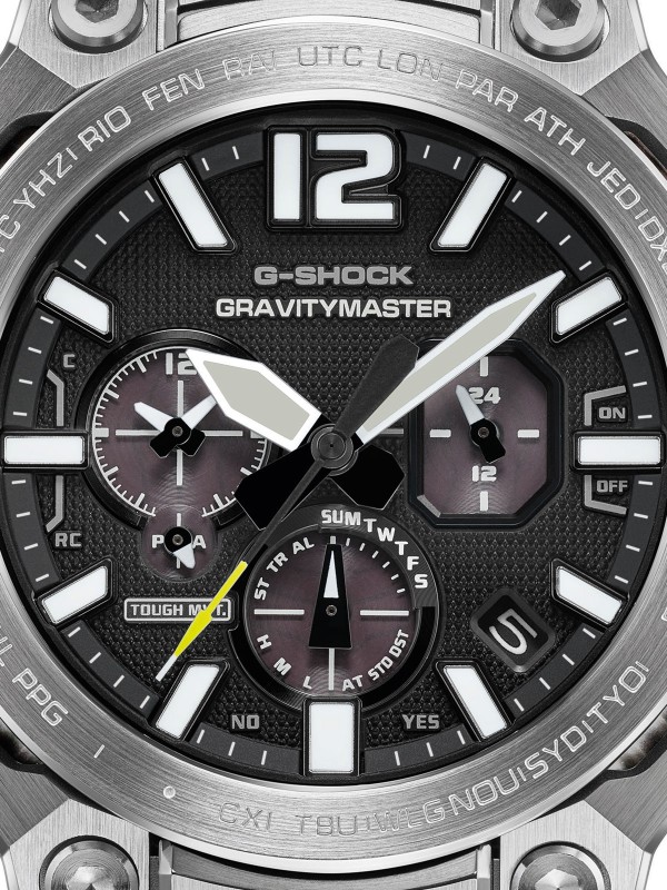 Casio G-Shock Gravitymaster muški pilotski sat od nerđajućeg čelika i karbona. Solarno napajanje, Bluetooth i izdržljiv dizajn. Naruči online!