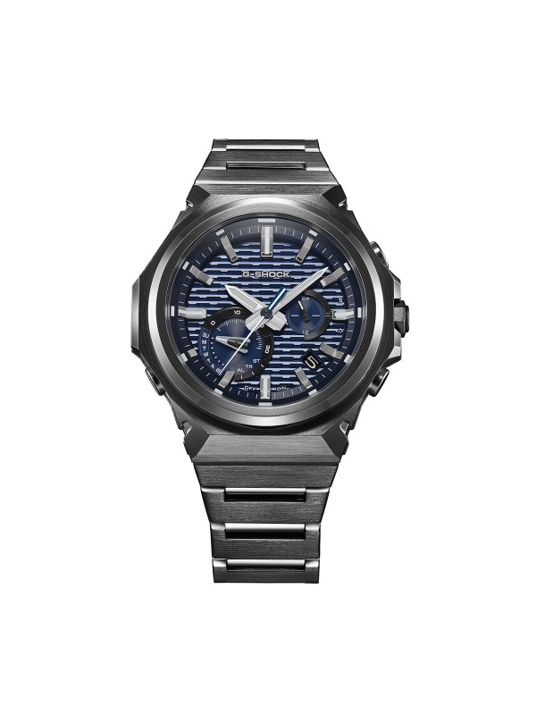 G-Shock G-Steel muški sat u crnoj boji od nerđajućeg čelika i karbonskih vlakana. Bluetooth, solarno napajanje i vodootpornost do 200 m. Naruči online!