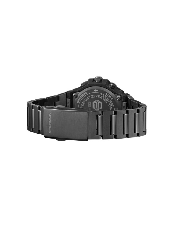 G-SHOCK G-STEEL muški sat u crnoj boji od nerđajućeg čelika i karbona. Bluetooth, solarno napajanje i vodootpornost do 200 m. Naruči online!