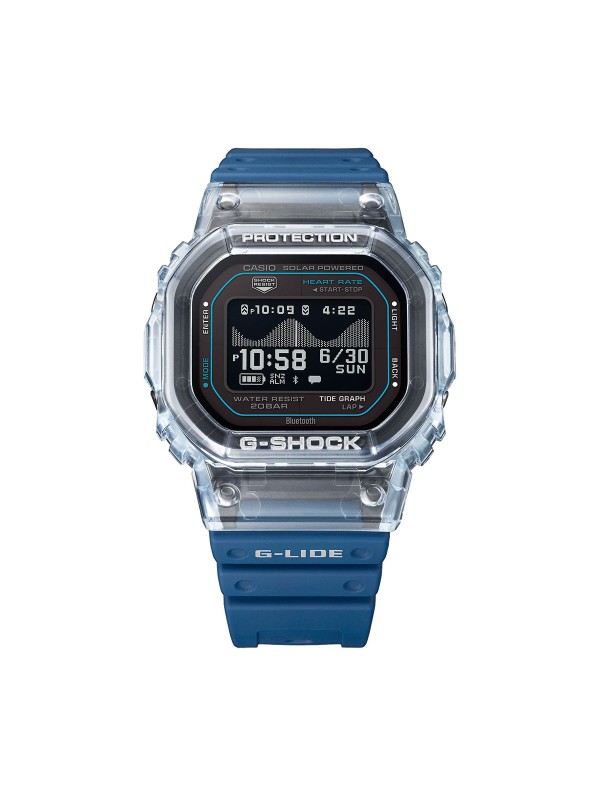 G-SHOCK G-LIDE muški digitalni sat sa optičkim senzorom pulsa, GPS-om i solarnim napajanjem. Namenjen treningu i aktivnostima na vodi. Naruči online!