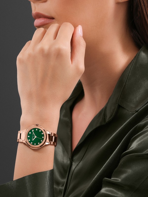 Cerruti 1881 Lucardo | Ženski Sat Roze Zlato | Zeleni Brojčanik