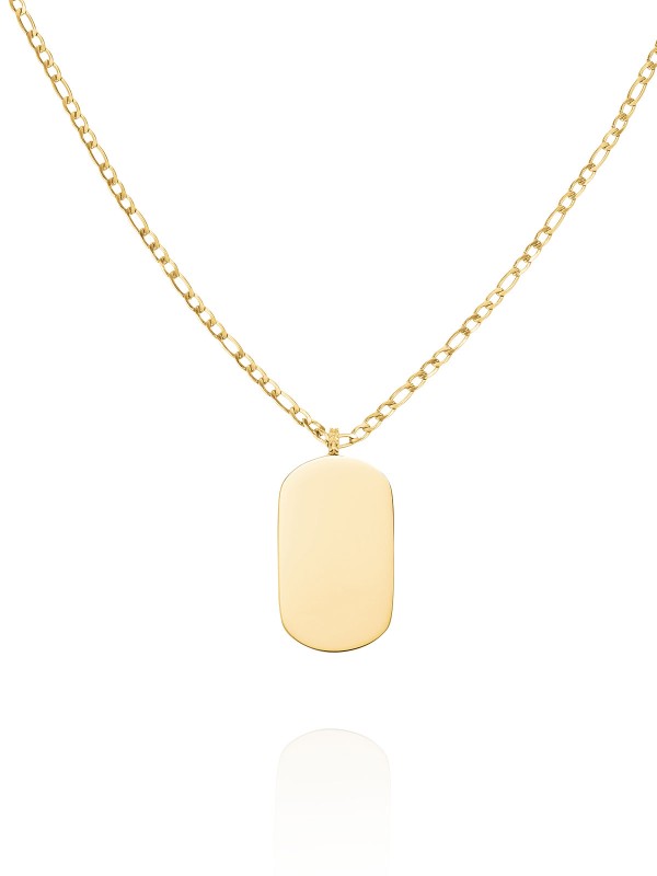 Duga ogrlica (69cm) u zlatnom tonu sa priveskom margarete i žutim cirkonom. Simbol čistoće i novih početaka.