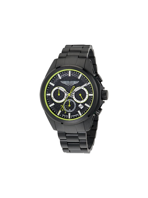 Aston Martin muški sportski sat sa solarnim hronografom i crnom IP prevlakom. Kućište 44 mm i robustan sportski izgled. Naruči online!