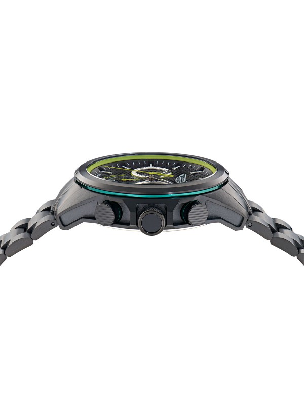Aston Martin muški sportski sat sa solarnim hronografom i crnom IP prevlakom. Kućište 44 mm i robustan sportski izgled. Naruči online!