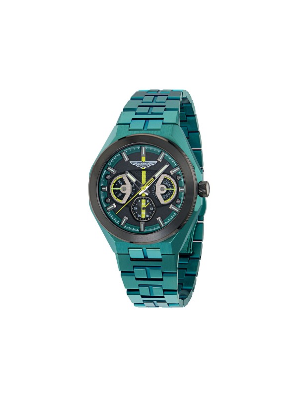 Muški Aston Martin sat u podium zelenoj boji sa kućištem od 42 mm. Mineralno staklo sa safirnom prevlakom i moderan dizajn. Naruči online!