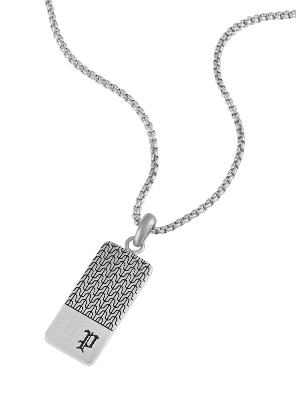 Police Chainmale muška ogrlica u srebrnoj boji sa karikama i detaljem slova P. Podesiva dužina 50–55 cm. Naruči online!
