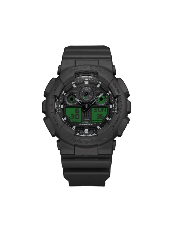 Casio G-SHOCK sportski sat sa analogno-digitalnim prikazom i zelenim detaljima. Vodootpornost 200 m i prepoznatljiv G-SHOCK dizajn. Naruči online!
