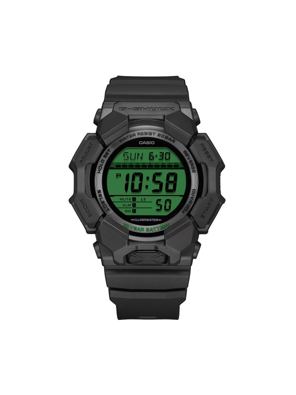 Casio G-SHOCK digitalni sat sa elektrozelenim detaljima i vodootpornošću 200 m. Otporan na udarce, sa štopericom i tajmerom. Poruči online!