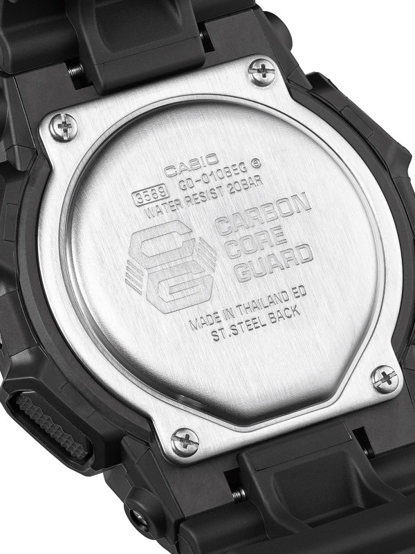 Casio G-SHOCK digitalni sat sa elektrozelenim detaljima i vodootpornošću 200 m. Otporan na udarce, sa štopericom i tajmerom. Poruči online!