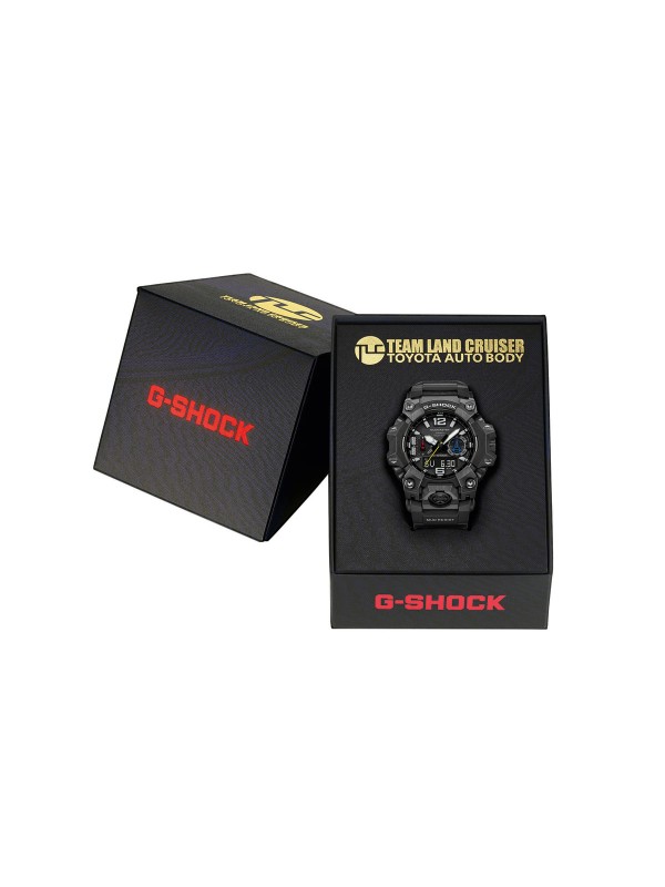 Limitirani G-SHOCK Mudmaster Team Land Cruiser Toyota. Ekstremno izdržljiv sportski sat sa solarnim napajanjem, Bluetooth-om i trostrukim senzorom. 200m WR.