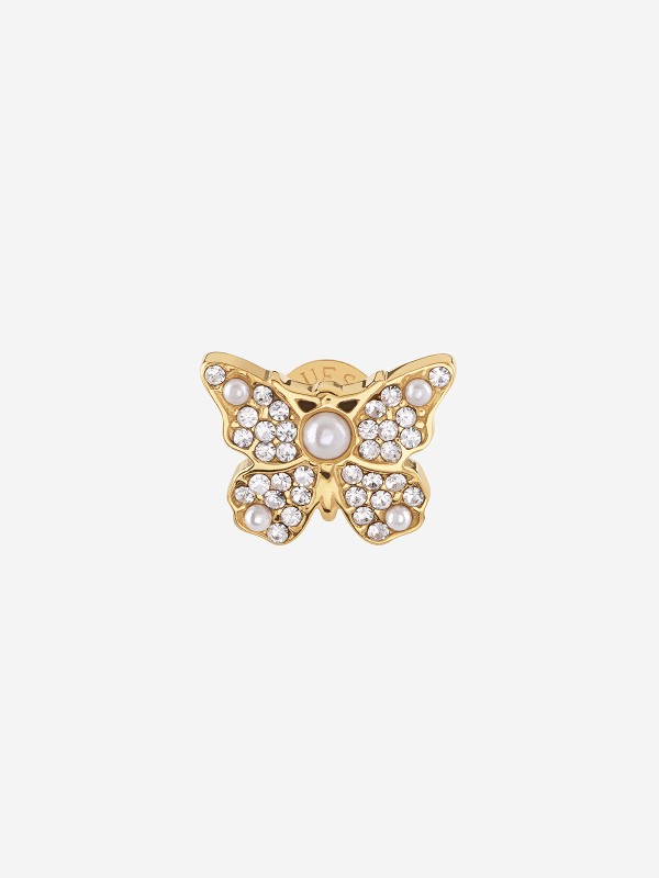 Guess ženske minđuše od nerđajućeg čelika u boji žutog zlata sa cirkonima i bisernom perlom. Elegantne i sofisticirane. Kupite odmah online!