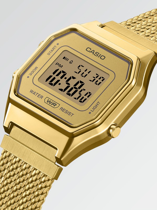 Ženski Casio sat od nerđajućeg čelika u boji zlata sa LED osvetljenjem, štopericom i alarmom. Dostava širom Srbije. Poruči odmah.