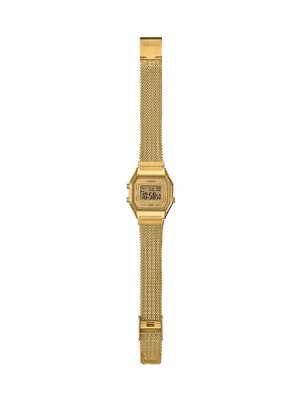 Ženski Casio sat od nerđajućeg čelika u boji zlata sa LED osvetljenjem, štopericom i alarmom. Dostava širom Srbije. Poruči odmah.