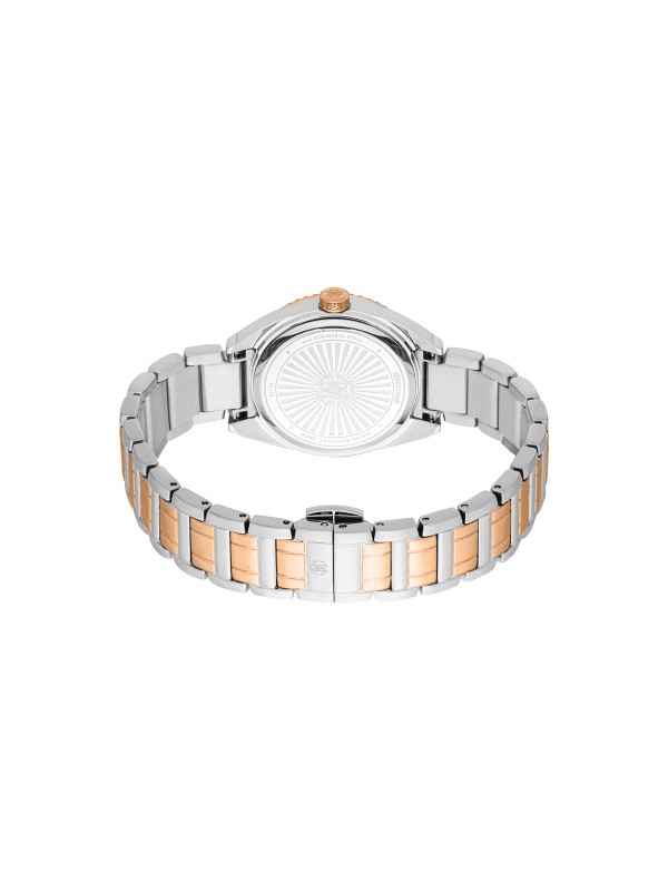 Roberto Cavalli Mirabile ženski sat u kombinaciji srebra i roze zlata sa cirkonima. Prečnik 30 mm i elegantan dizajn. Naruči online!