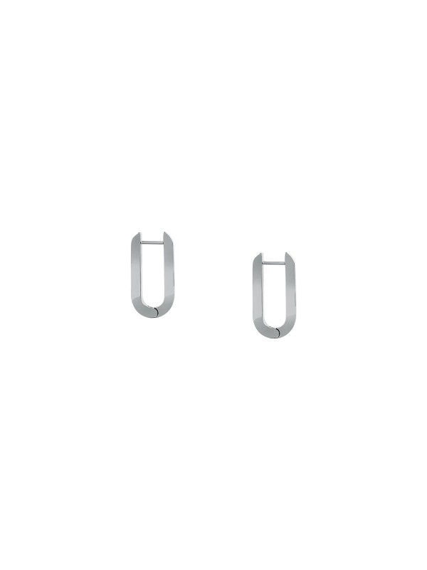 Ženske Karl Lagerfeld Chains minđuše u srebrnoj boji sa cirkonima. Nerđajući čelik i elegantan svetlucav dizajn. Naruči online!