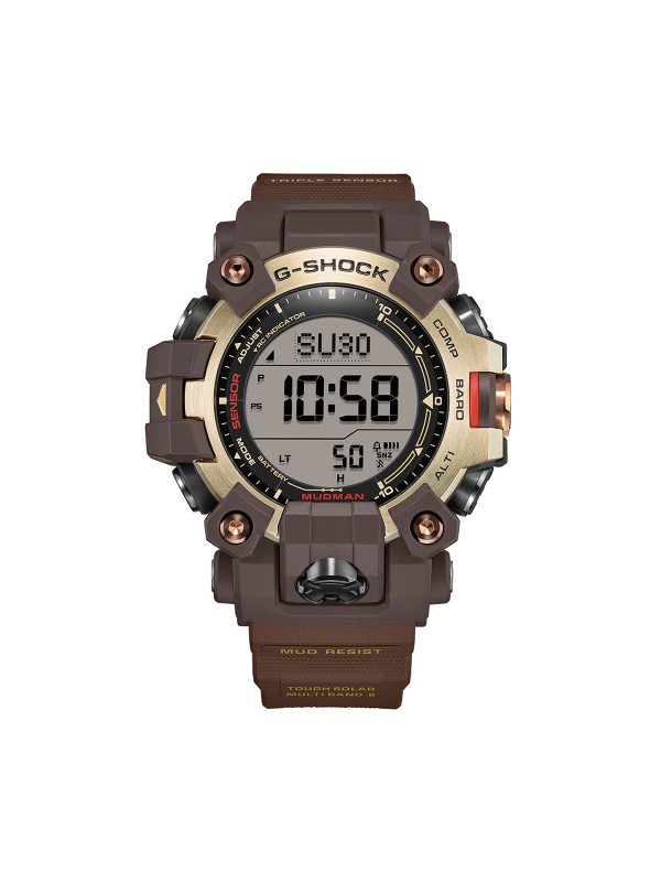 Casio G-Shock Mudman muški digitalni sat sa solarnim napajanjem i radio signalom. Otporan na blato i udarce, sa kompasom, altimetrom i barometrom. Naruči online!