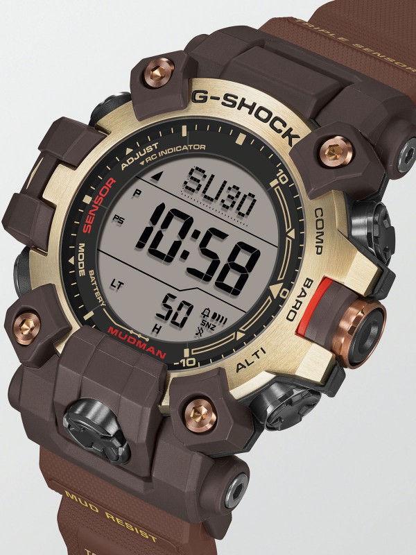 Casio G-Shock Mudman muški digitalni sat sa solarnim napajanjem i radio signalom. Otporan na blato i udarce, sa kompasom, altimetrom i barometrom. Naruči online!