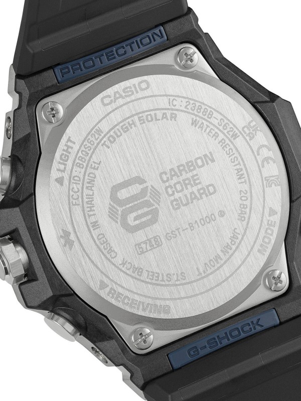 Muški G-SHOCK G-STEEL sat od nerđajućeg čelika sa gumenom narukvicom. Solarno napajanje, Bluetooth i otpornost na udarce. Naruči online!