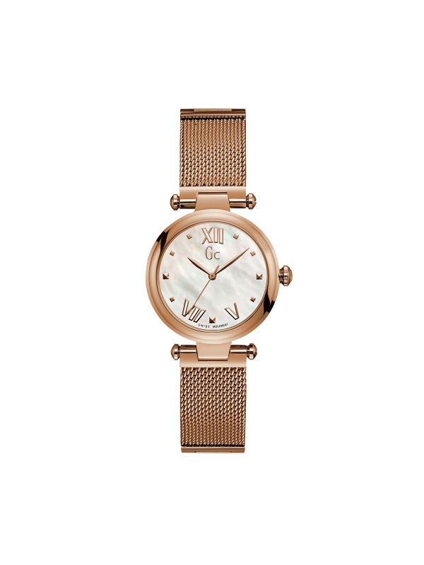 Product Story: LADIES ROSE GOLD
prečnik kućišta: 32mm
kućište: NERĐAJUĆI ČELIK U BOJI RUŽIČASTOG ZLATA
boja brojčanika: BELA