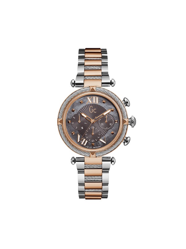 Product Story: LADIES ROSE GOLD
prečnik kućišta: 38mm
kućište: NERĐAJUĆI ČELIK U KOMBINACIJI BOJA SREBRO / RUŽIČASTO ZLATO
boja brojčanika: SIVA