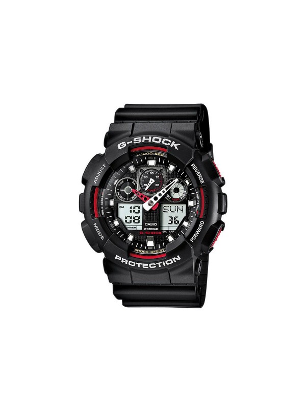 G-Shock Original crveno crni luksuzan sat sa modernim kućištem otpornim na udarce. Izrađen od kvalitetnog materijala. Poručite na Timer.co.rs još danas.
