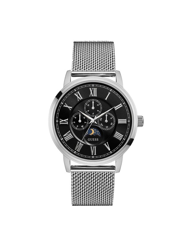 Atraktivan Delancy sat iz Guess kolekcije. Napravljen od srebra, sa atraktivnim kućištem od 44mm. Nerđajući čelik. Timer.co.rs satovi. Poručite online.
