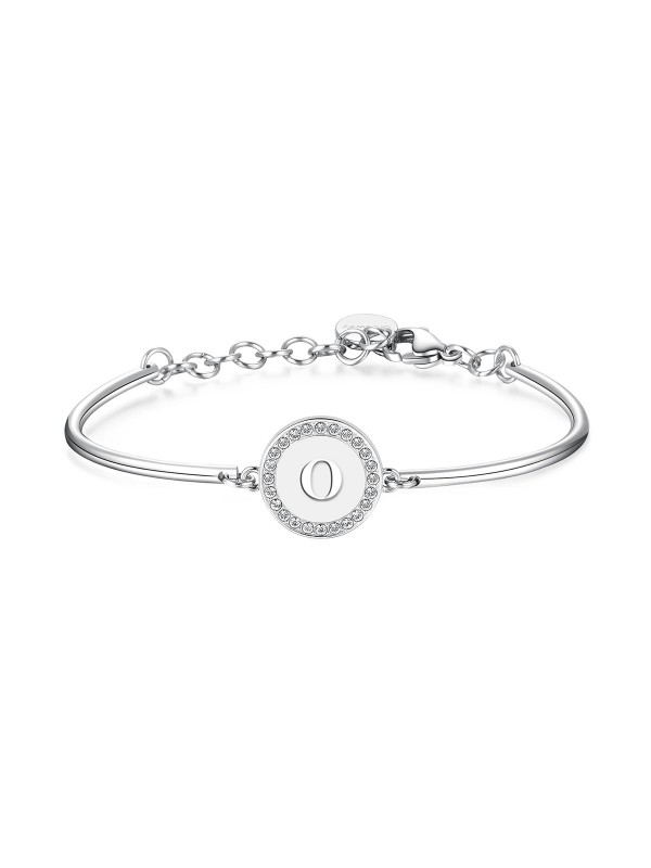 SLOVO O (SAMOKONTROLA, AMBICIJA, POŠTOVANJE) 

Narukvica od nerđajućeg čelika sa diskom na kojem je ugravirano slovo O i Swarovski® kristalima.