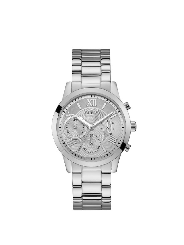 Product story: LADIES SILVER
Prečnik kućišta: 40mm
Kućište: NERĐAJUĆI ČELIK U BOJI SREBRA
Brojčanik: SREBRNI
Staklo: MINERALNO
Vodootpornost: 50m
Mehanizam: KVARCNI MULTIFUNCTION
Narukvica: NERĐAJUĆI ČELIK U BOJI SREBRA