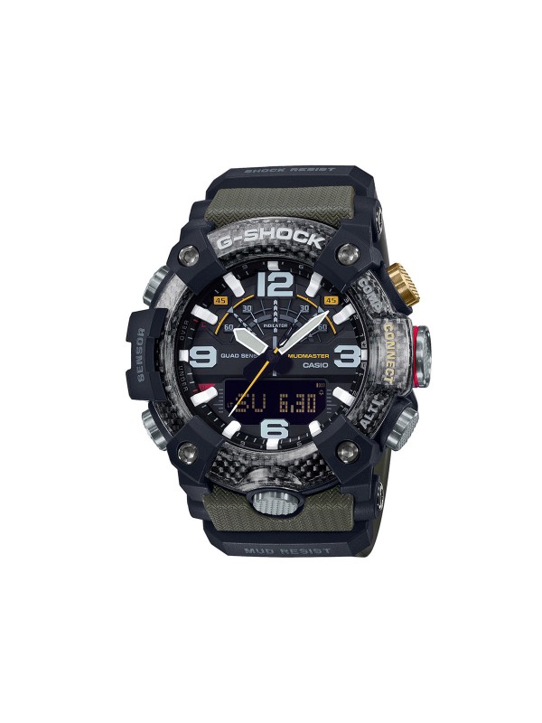 G-Shock muški ručni sat Master of G kolekcije - višefunkcionalni Mudmaster sa zelenom narukvicom, lako poručite putem S&L Jokić online prodavnice.