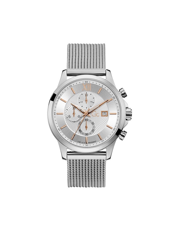 Product Story: MENS SILVER
prečnik kućišta: 44mm
kućište: NERĐAJUĆI ČELIK U BOJI SREBRA
boja brojčanika: SREBRNA
staklo: MINERALNO STAKLO PREVUČENO SAFIRNOM PREVLAKOM
vodootpornost: 100m
mehanizam: Swiss Movement - MIF; KVARCNI  HRONOGRAF
narukvica