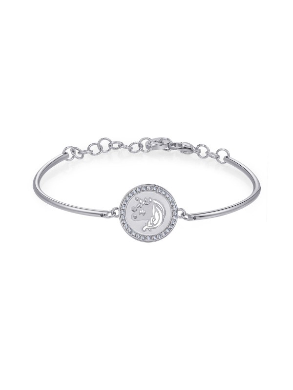KOLEKCIJA: JEDNOROG

JEDNOROG: ČISTOTA, LAKOĆA, MUDROST

Narukvica od nerđajućeg čelika sa diskom sa motivom: jednorog i Swarovski® kristalima.

- prečnik: 7cm
- težina: 7,4gr