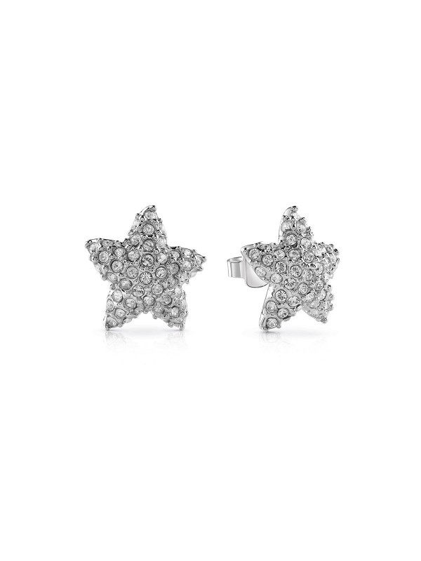 Guess minđuše od nerđajućeg čelika prevučene rodijumom u obliku morske zvezde optočene Swarovski kristalima. Poručite na S&L Jokić, dostava je besplatna.
