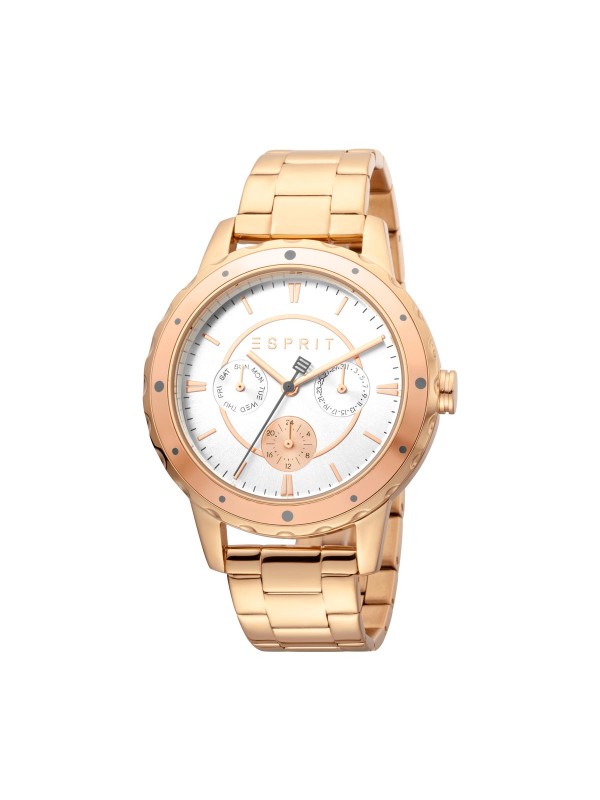 prečnik kućišta: 40mm
kućište: NERĐAJUĆI ČELIK U BOJI RUŽIČASTOG ZLATA
boja brojčanika: ROSEGOLD
staklo: MINERALNO 
mehanizam: KVARCNI  6P29, HRONOGRAF
vodootpornost: 50m
narukvica: NERĐAJUĆI ČELIK U BOJI RUŽIČASTOG ZLATA