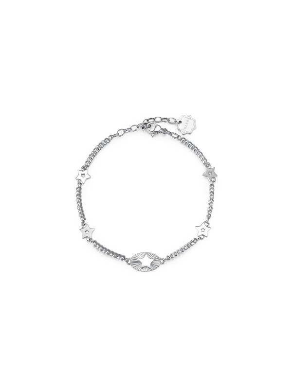 Brosway Chakra Zvezda, narukvica od nerđajućeg čelika u boji srebra, sa motivom zvezde i Swarovski kristalima. Poručite danas u Timer.co.rs.