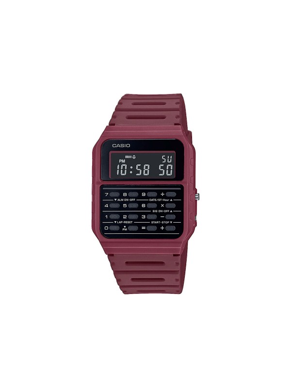 Casio Edgy digitalni gumeni sat sa kalkulatorom u atraktivnoj boji šljive. Dostupan danas na sajtu. Poručite ga za sebe ili vama dragu osobu.