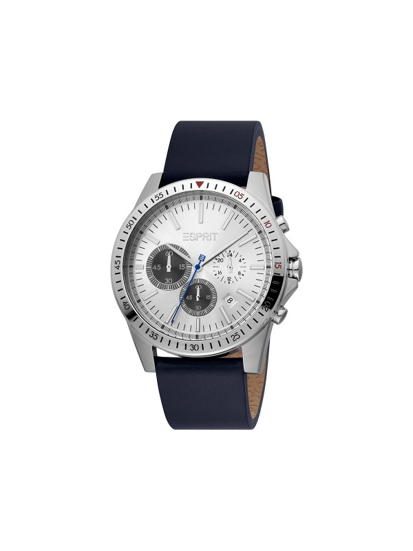Esprit ženski ručni sat - model sofisticiranog dizajna sa kožnom narukvicom u teget boji, lako poručite putem Timer.co.rs online shop-a na kućnu adresu.