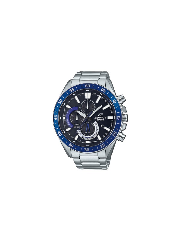 Tehnološki napredan CASIO EDIFICE muški sat iz Classic kolekcije, modernog dizajna, inspirisan motosportom. Novi model odiše brzinom i inteligencijom.