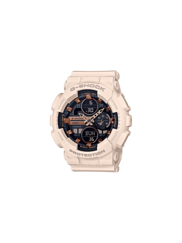 G-Shock GMA-S140M-4AER kvarcni analogno digitalni ženski sat sa gumenom narukvicom i LED osvetljenjem. Poručite na S&L Jokić.