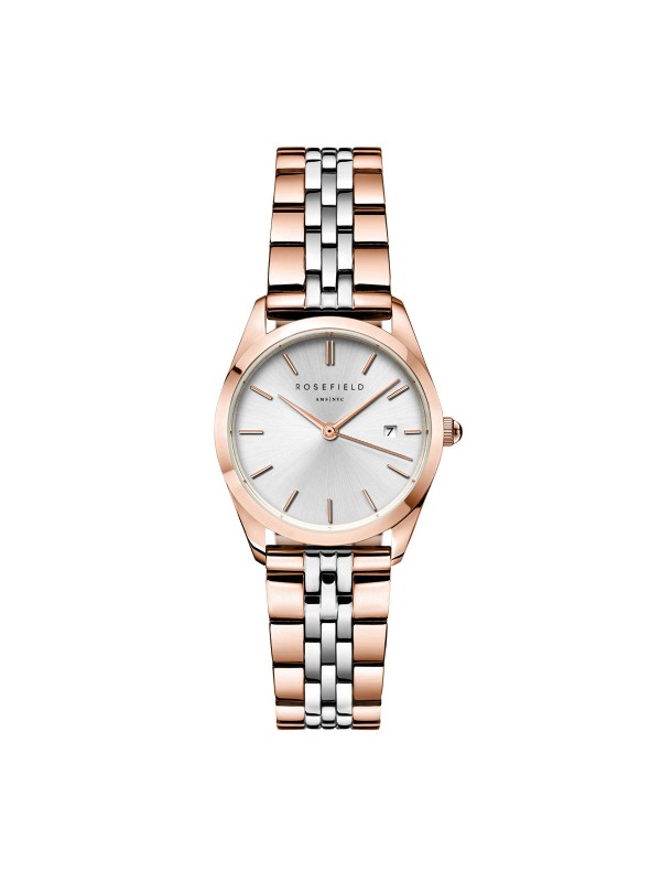 Elegantni Rosefield The Ace XS ženski ručni sat u kombinaciji boja srebra i ružičastog zlata, brzo i lako poručite putem Timer.co.rs online prodavnice.
