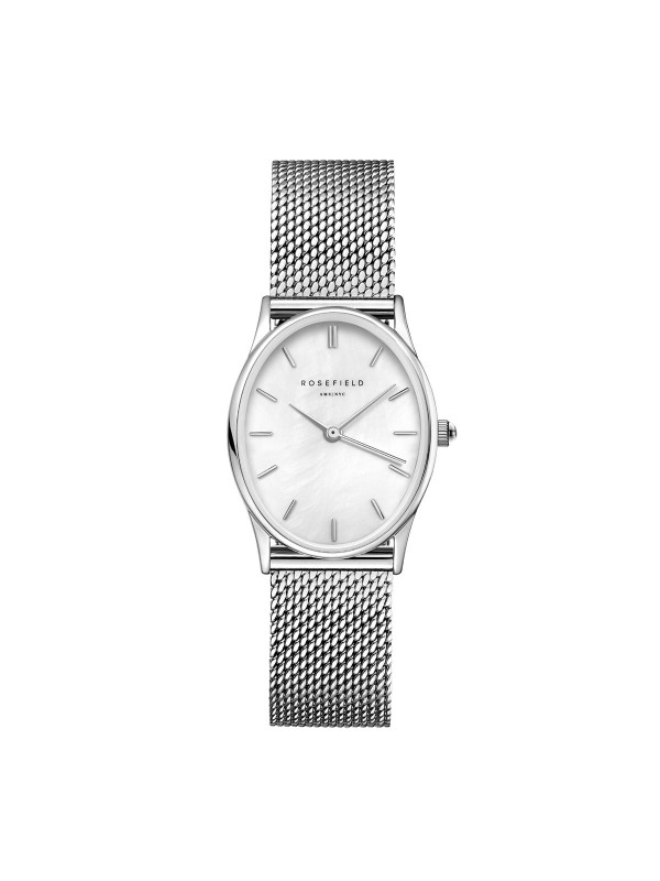 Rosefield Oval Pearl ručni sat klasičnog stila - model čiji se dizajn izdvaja elegantnom Mesh narukvicom, brzo i lako poručite u Timer.co.rs online prodavnici.