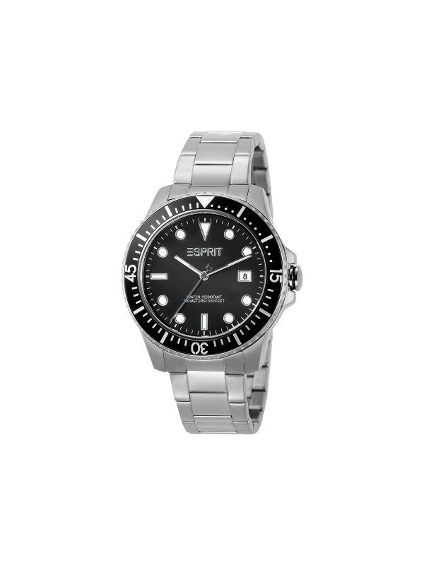 Prelep ESPRIT Watches muški ručni sat od nerđajučeg čelika u boji srebra s crnim brojčanikom. Otkrijte sve o njemu na online shop-u.
