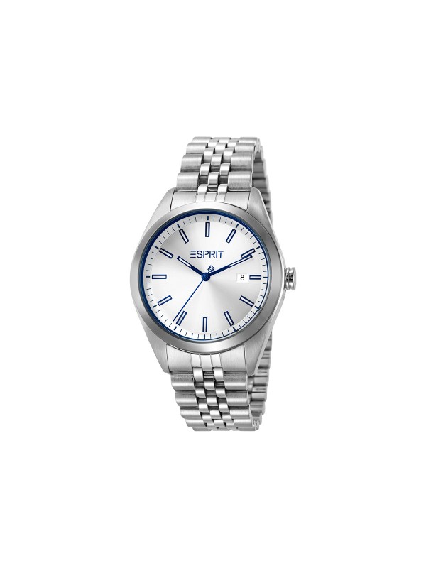 Visok kvalitet i napredan dizajn karakterišu ESPRIT Watches muški sat od nerđajućeg čelika u boji srebra s kvarcno-analognim mehanizmom. Poručite ga danas!