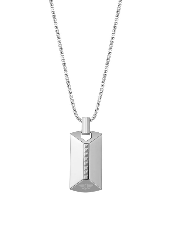 Police Geometric Metal ogrlicu - modni detalj za muškarce u boji srebra, brzo i lako poručite putem Timer.co.rs online prodavnice na kućnu adresu.