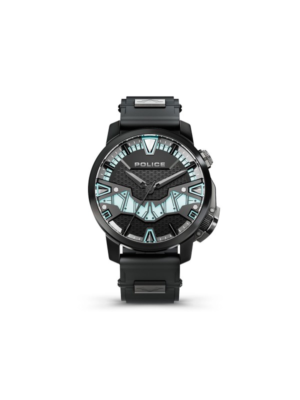 Poručite neverovatan Limited edition Police x The Batman Gotham City crni muški sat. Pozadinsko osvetljenje, legendarni simbol i mekana silikonska narukvica.