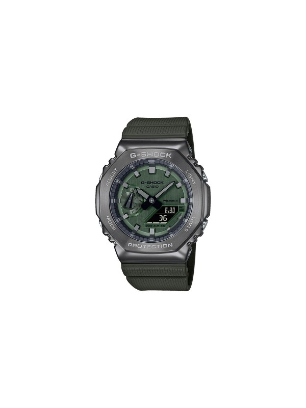Atraktivni G-Shock CasiOak muški ručni sat u zelenoj boji - metalizirani model ikonskog osmougaonog dizajna, lako poručite u S&L Jokić online shop-u.