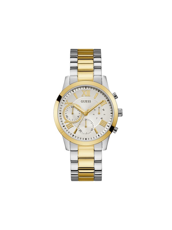 Guess ženski sat u boji srebra i žutog zlata - SOLAR W1070L8, pronađite u Timer.co.rs online prodavnici. Lako ga poručite i ubrzo očekujte na adresi.