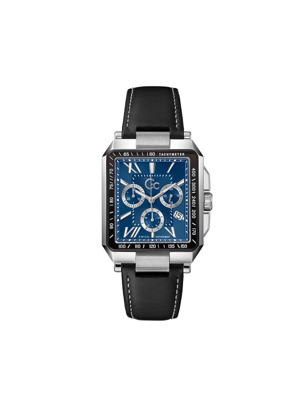 Gc Elite sat sa pravougaonim kućištem je savršen modni detalj za svaku priliku. Model u kombinaciji boja crne i plave poručite u TIMER online shop-u.